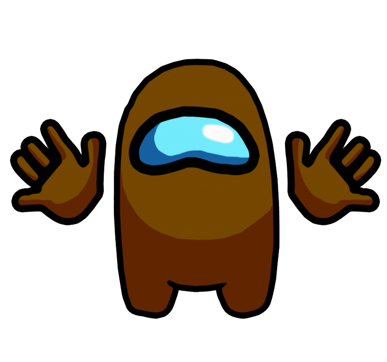 brown Among Us character